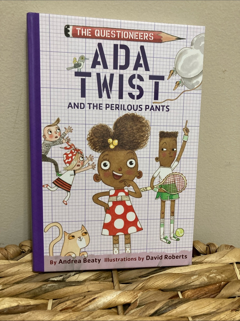 Ada Twist and the Perilous Pants - Kids Learning Book (Purple, Red)